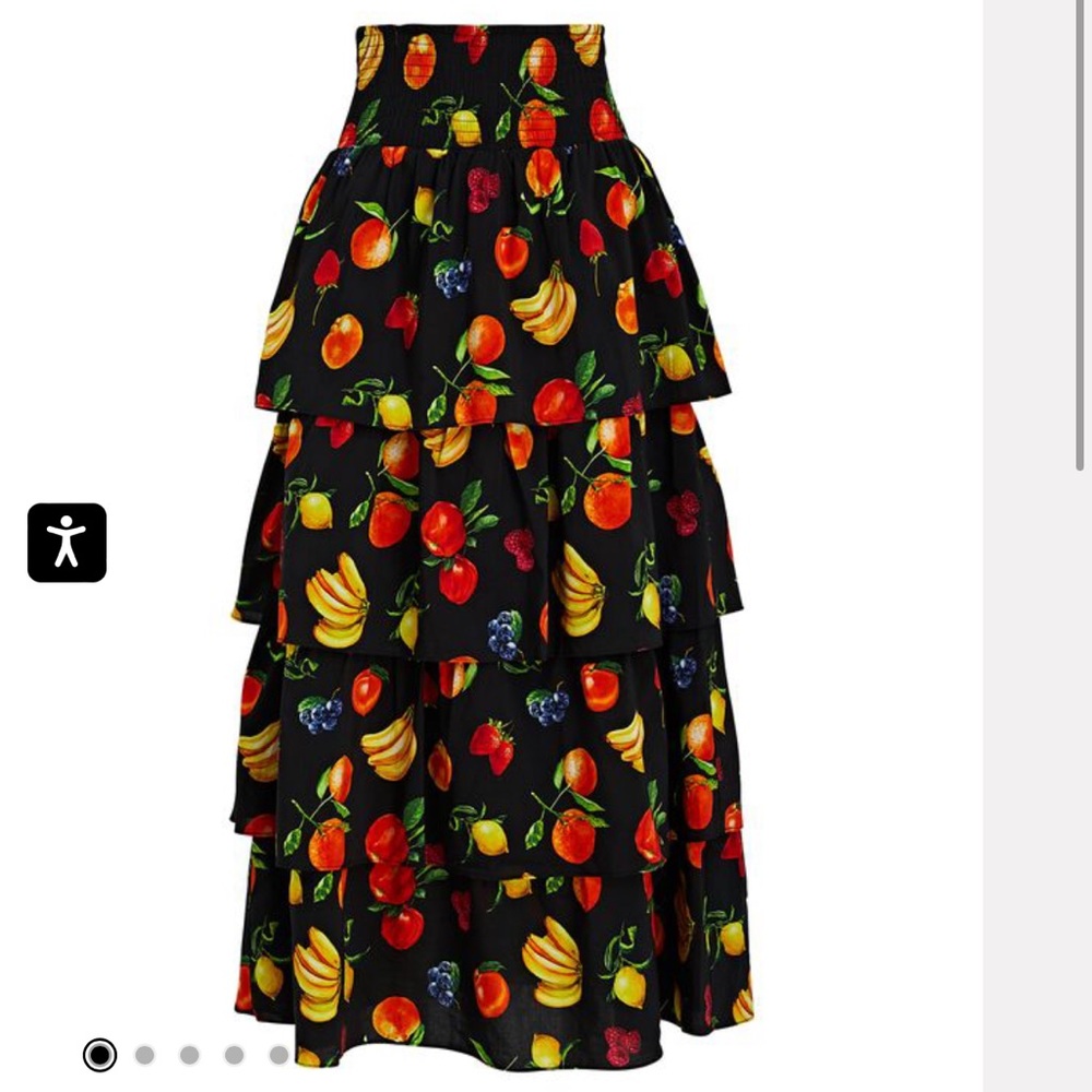 WeWoreWhat Paloma skirt in fruit print